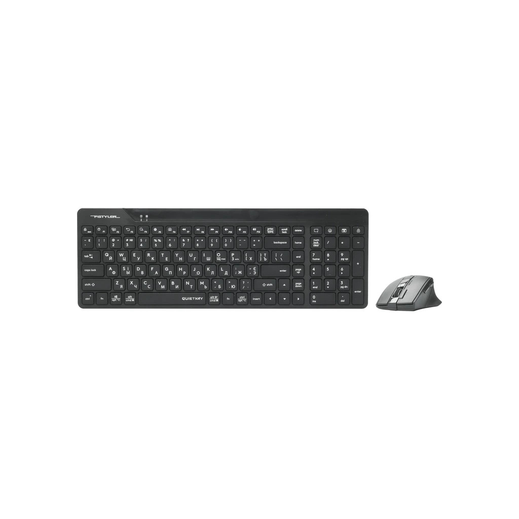 Комплект A4Tech FG2400 Air Wireless Black (4711421994545) - зображення 1