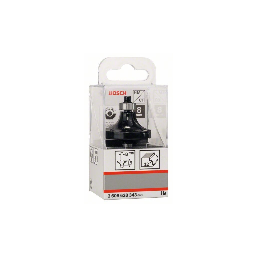 Фреза Bosch Professional карнизна, Std, S8, R12, L19 (2.608.628.343) - зображення 5