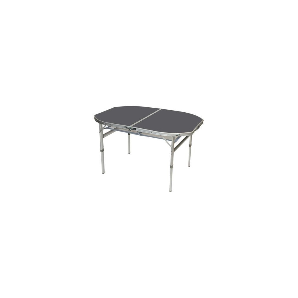 Туристичний стіл Bo-Camp Case Model Oval 120x80 cm Grey (1404415) (DAS303277) - зображення 1