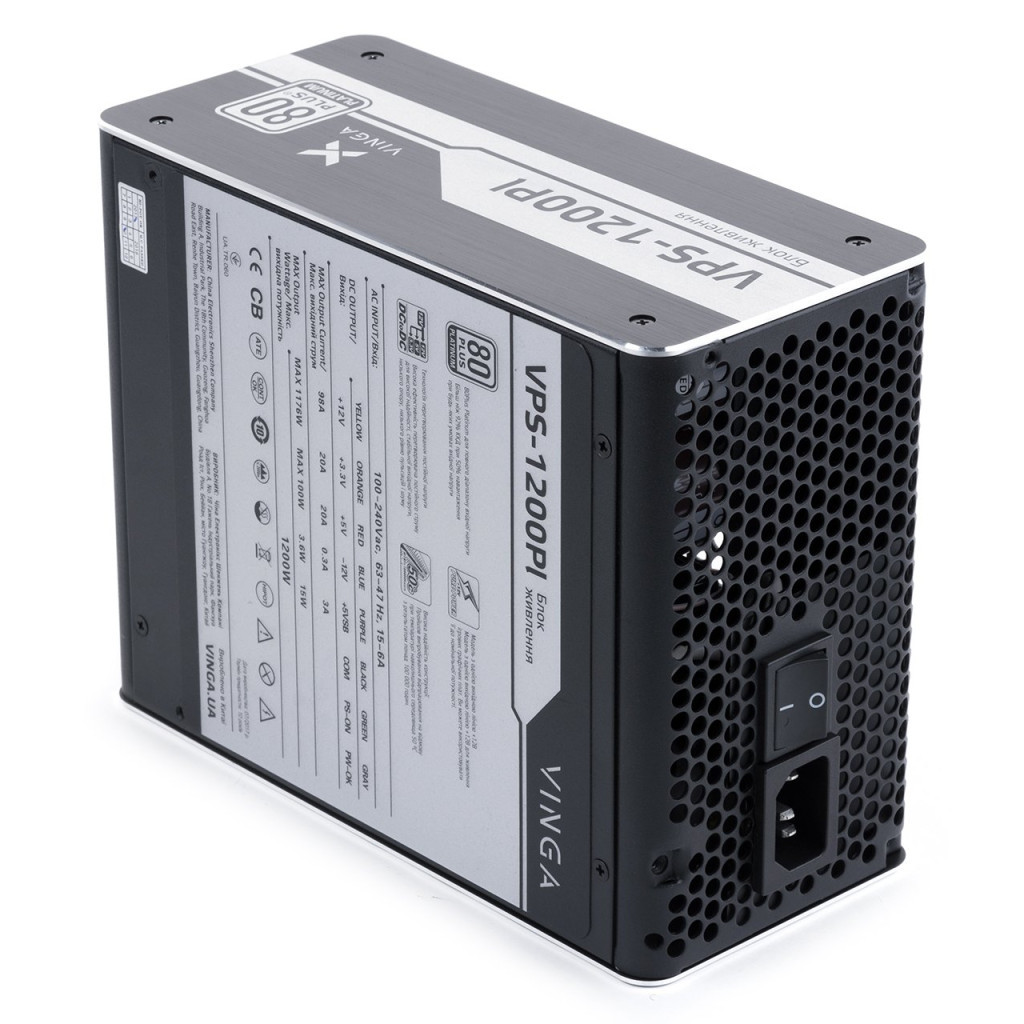 Блок живлення Vinga 1200W (VPS-1200Pl) - зображення 11