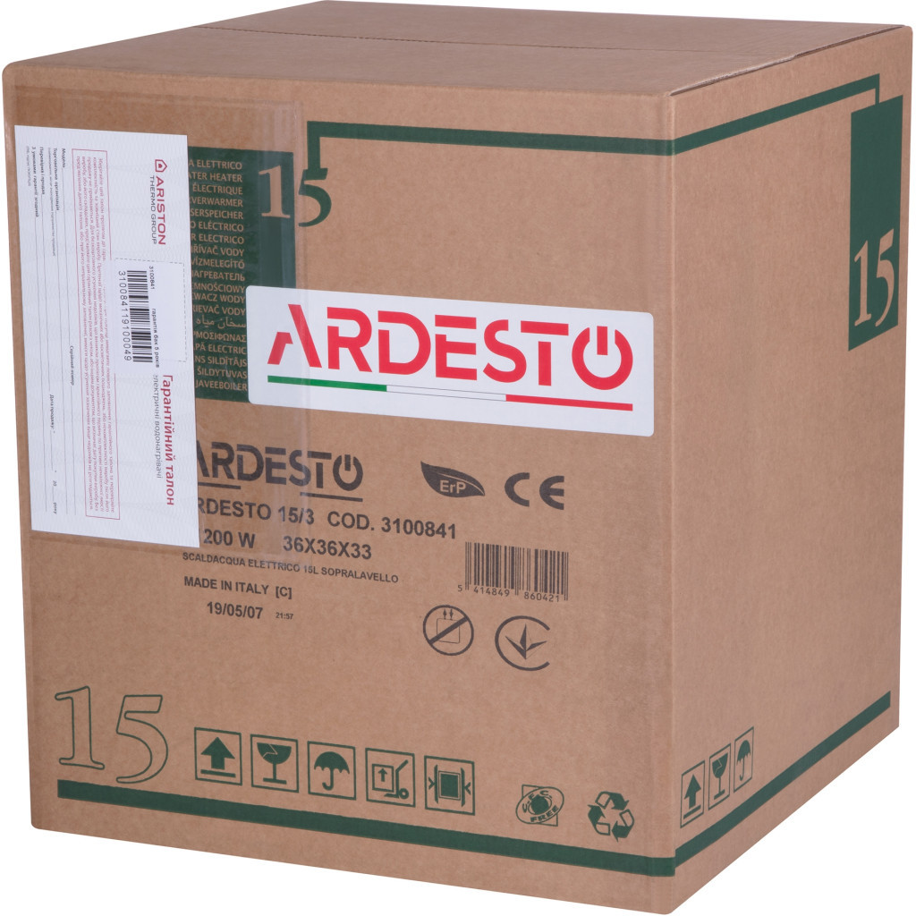 Бойлер Ardesto EWH-15OMWMI (3100841) - зображення 12