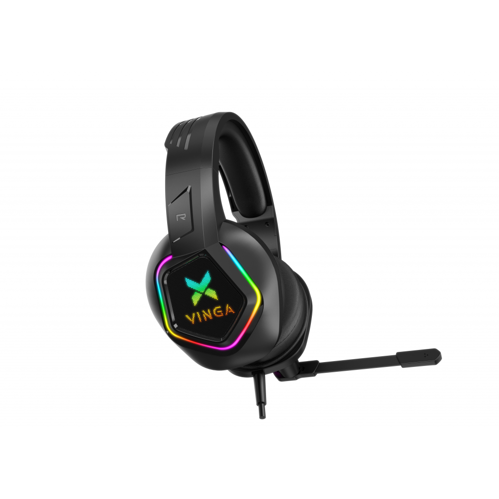 Навушники Vinga HSCU-160 Gaming LED Black (HSCU-160) - зображення 2
