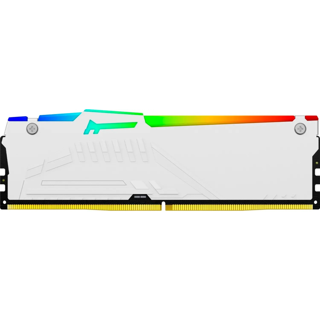 Модуль пам'яті для комп'ютера DDR5 128GB (4x32GB) 5600 MHz FURY Beast RGB White Kingston Fury (ex.HyperX) (KF556C40BWAK4-128) - зображення 4