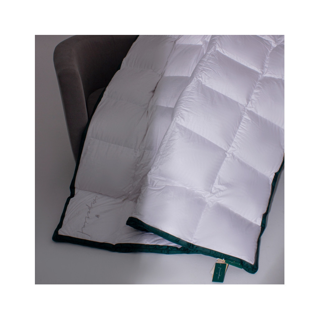 Ковдра MirSon Thinsulat Imperial Satin Luxe Демісезонна 100% пух 220х240 King Size (2200007177684) - зображення 4