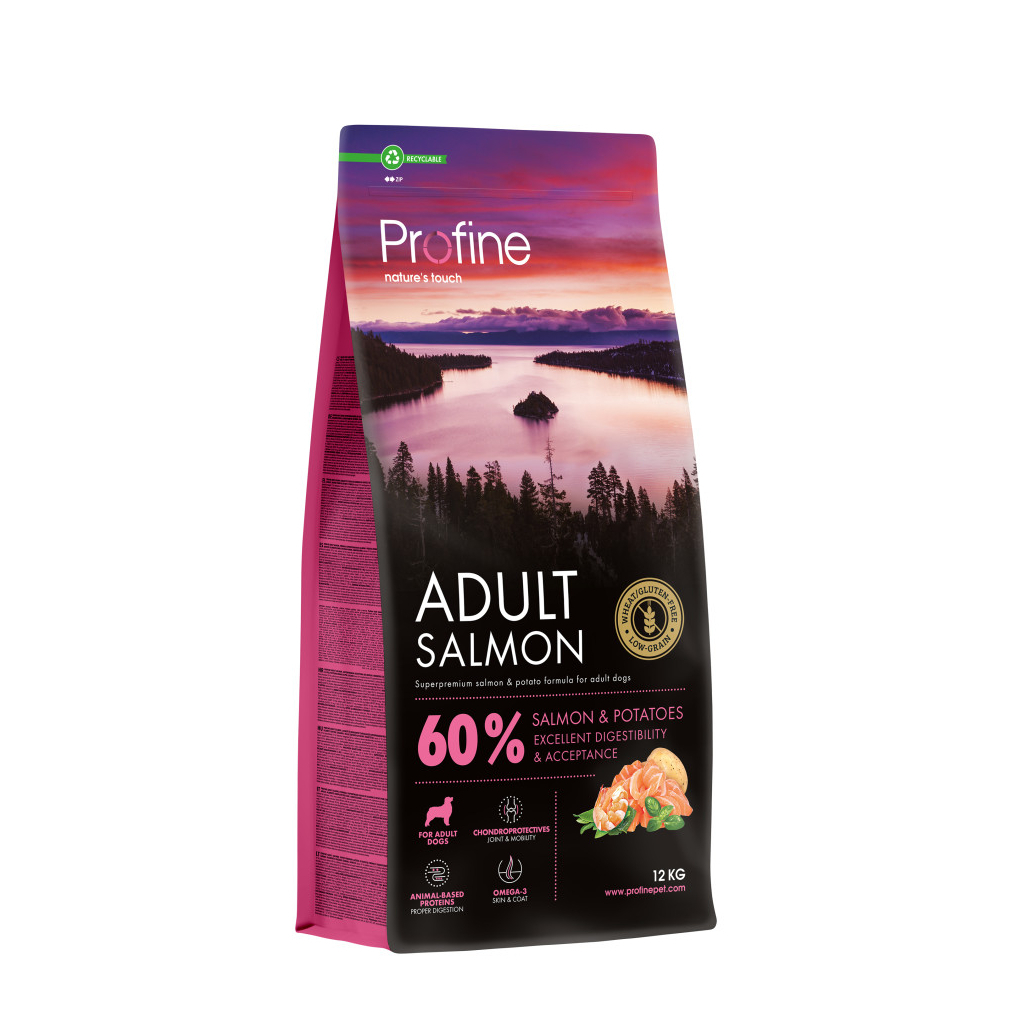 Сухий корм для собак Profine Salmon and Potatoes для дорослих собак всіх порід 12 кг (8595602569496) - зображення 1