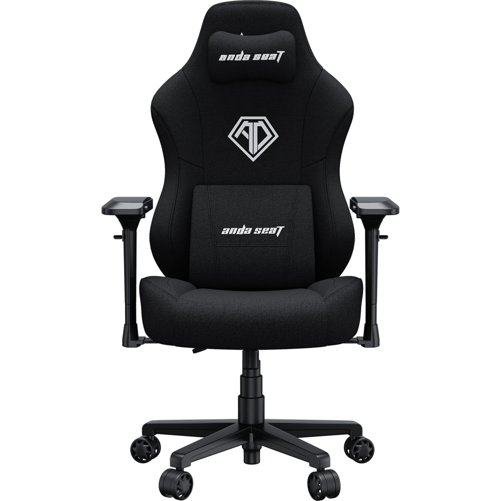 Крісло ігрове Anda Seat Phantom 3 Pro Fabric Size L Black (AD18YC-06-B-F) - зображення 1
