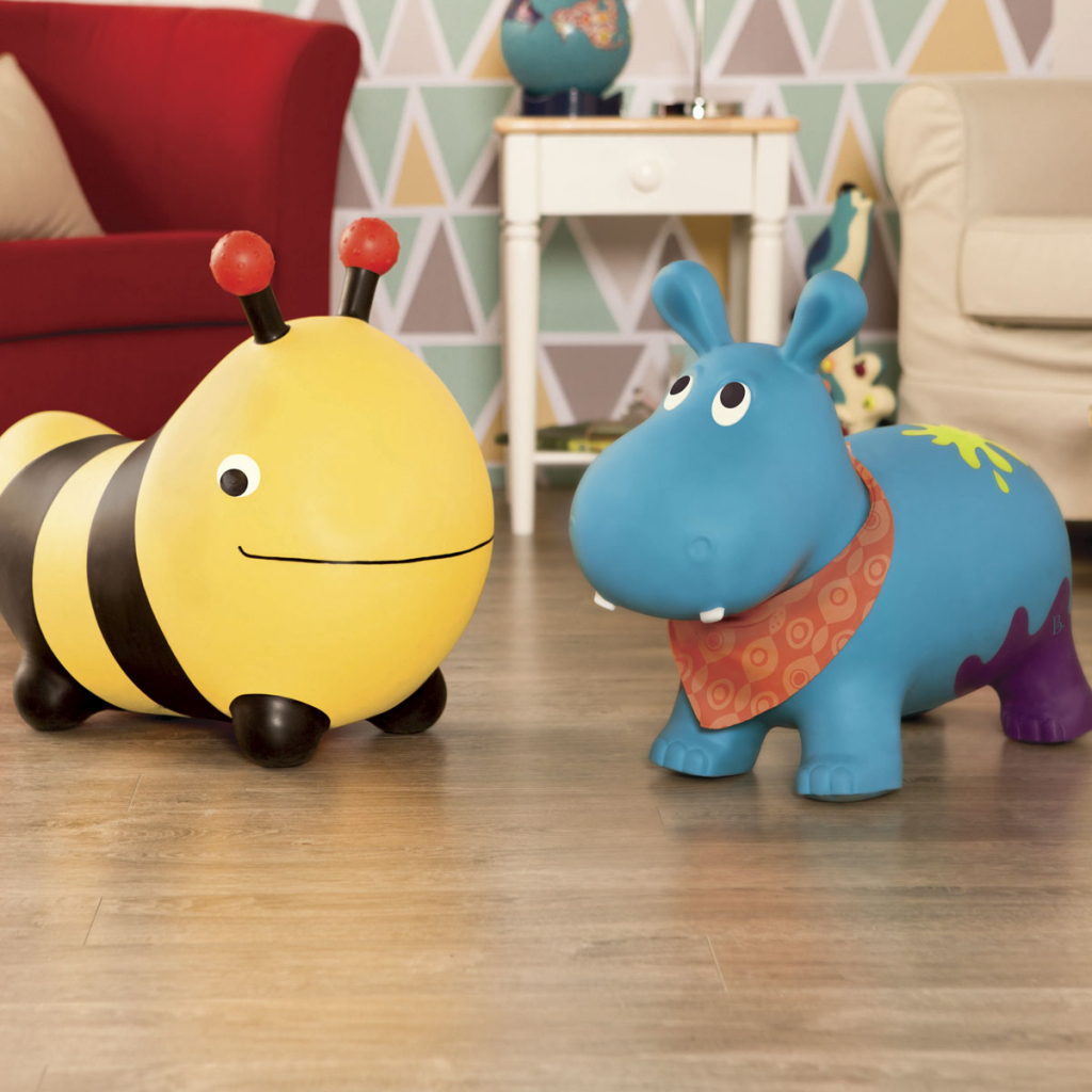 Стрибун Battat Баттатострибун - Гіпопотам-Там-Там, S2 (з насосом) (BX2127Z) - изображение 5