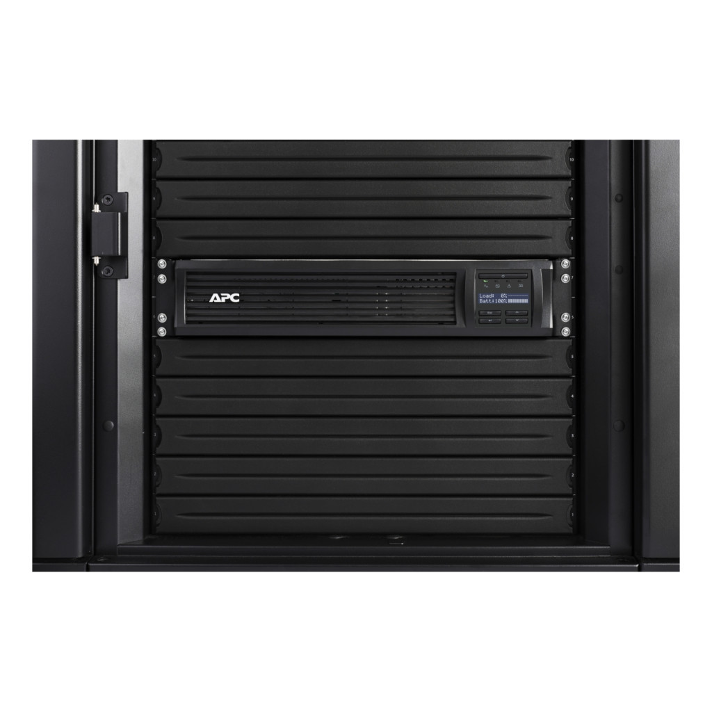 Пристрій безперебійного живлення APC Smart-UPS RM 1500VA 2U LCD SmartConnect (SMT1500RMI2UC) - зображення 4