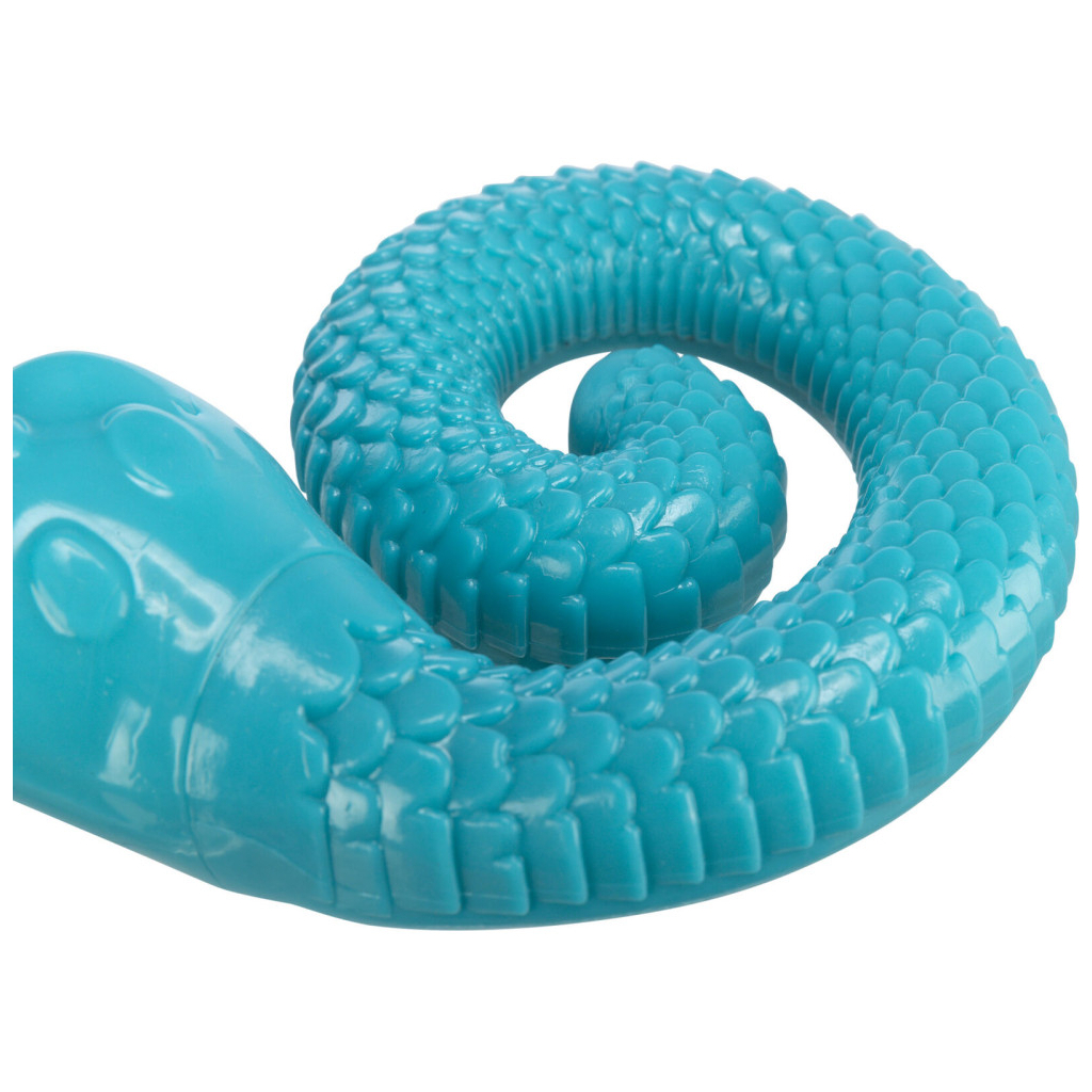 Іграшка для собак Trixie Змія для ласощів Термопластична гума Зелена 18 см (4011905349503) - зображення 3