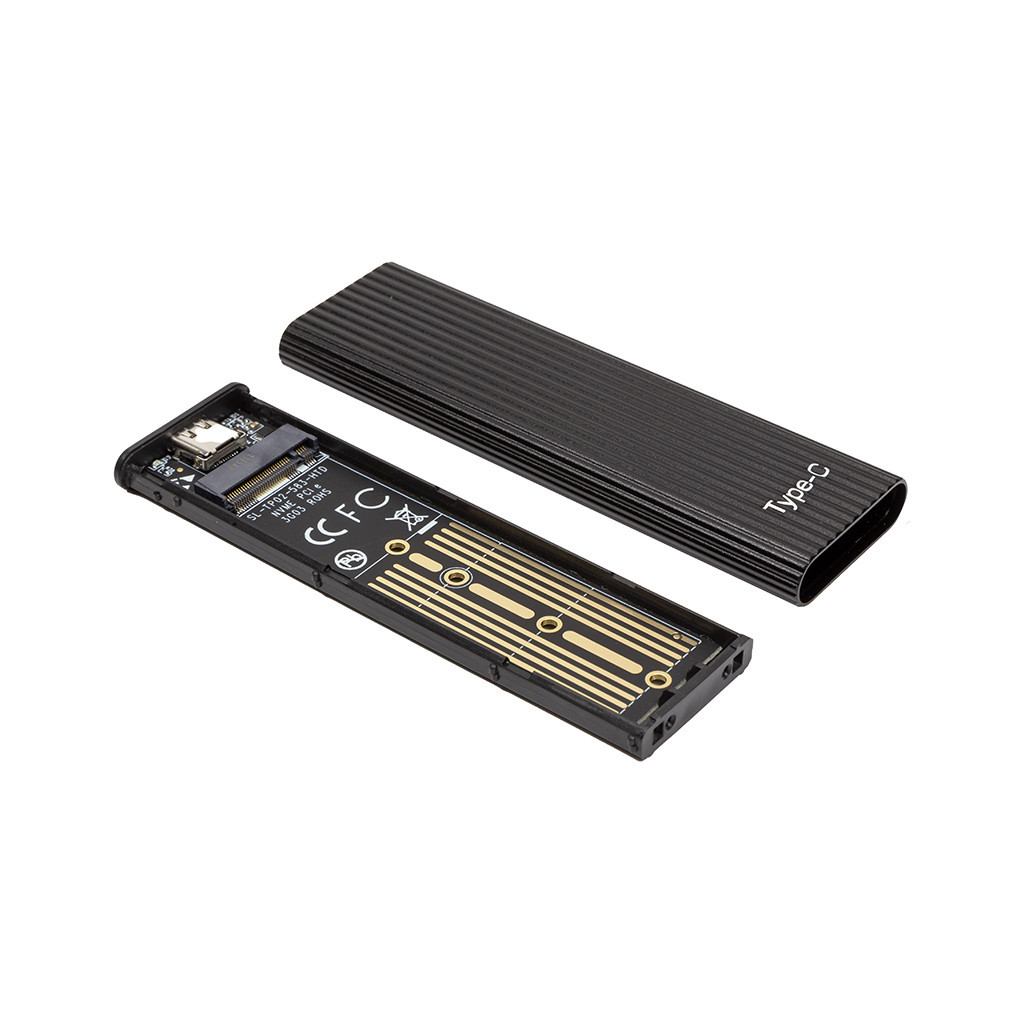 Кишеня зовнішня PowerPlant SSD M.2 PCIe NVMe USB3.1 (HC380428) - зображення 2