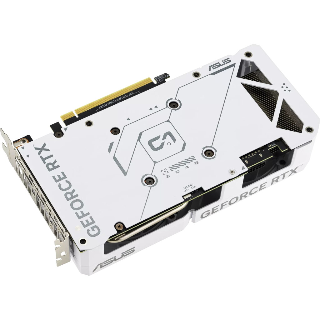 Відеокарта ASUS GeForce RTX4070 SUPER 12Gb DUAL OC WHITE EVO (DUAL-RTX4070S-O12G-EVO-WHITE) - зображення 5