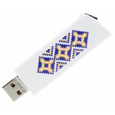USB флеш накопичувач Goodram 32GB CL!CK UKRAINE White USB 2.0 (UCL2-0320W0R11-L) - зображення 2