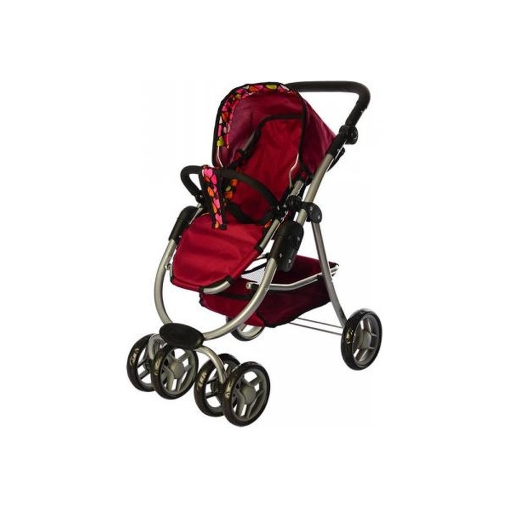 Коляска для ляльок Melogo 9662M burgundy (Melogo 9662M burgundy) - зображення 1