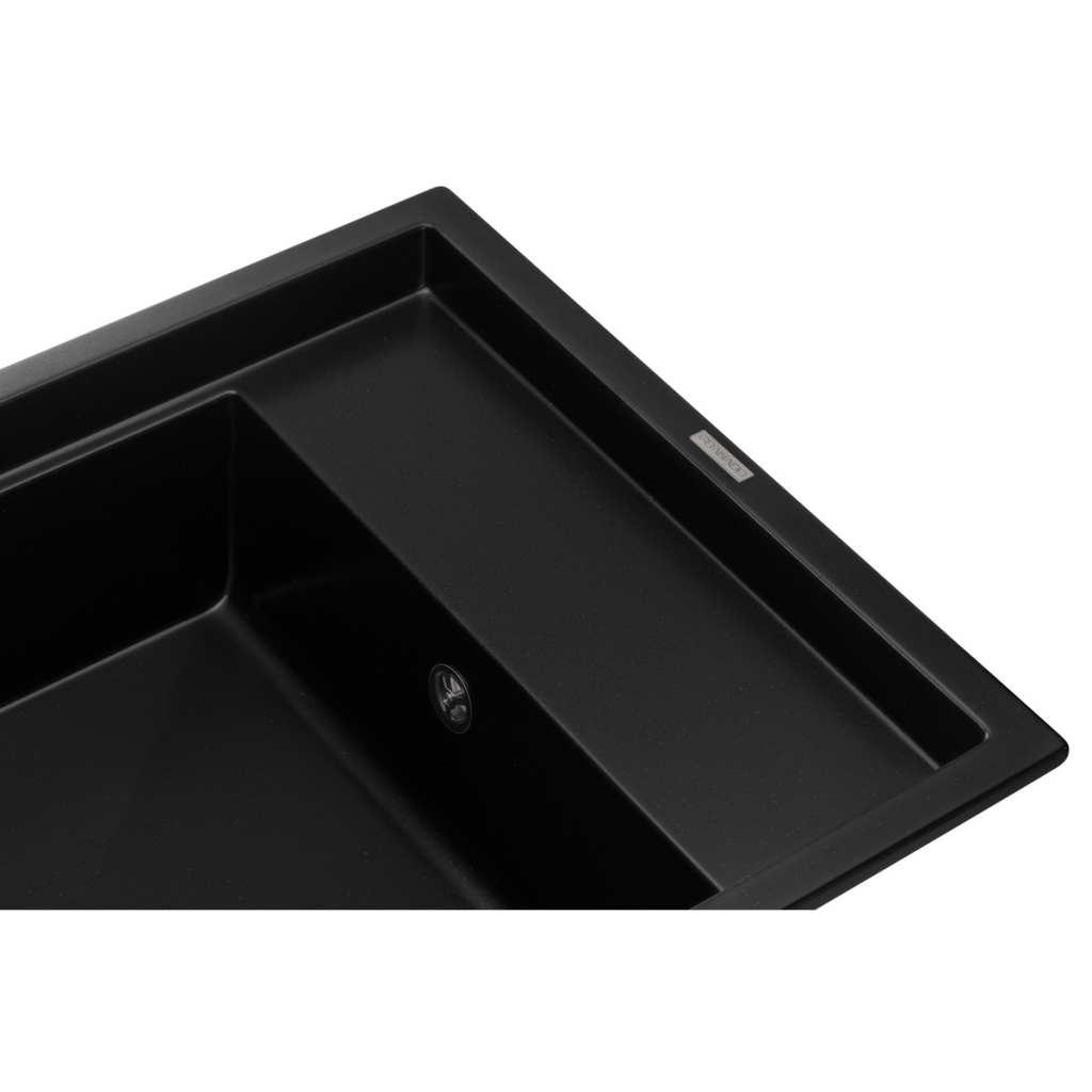 Мийка кухонна GRANADO Estella black shine (gr3301) - зображення 5