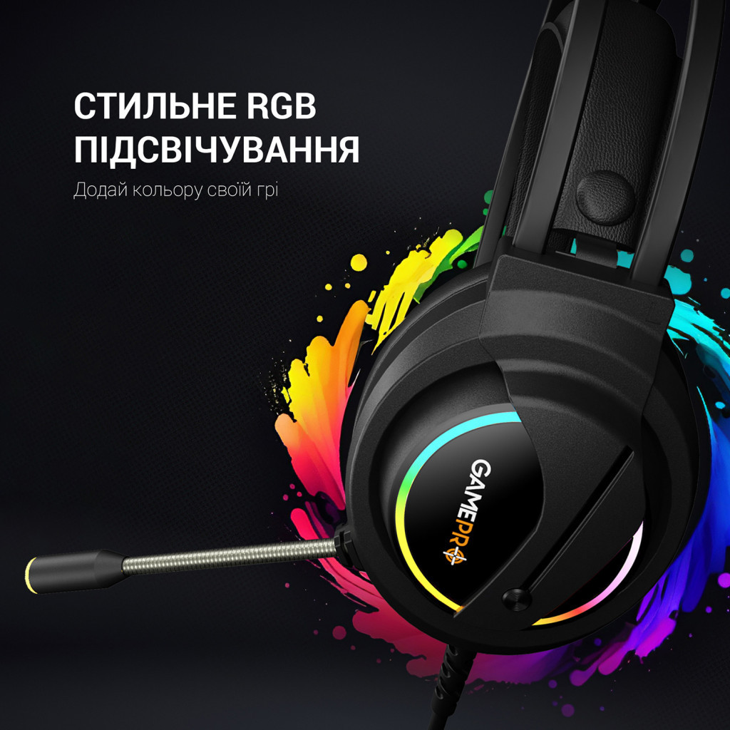 Навушники GamePro HS565 Nitro Black (HS565) - зображення 10