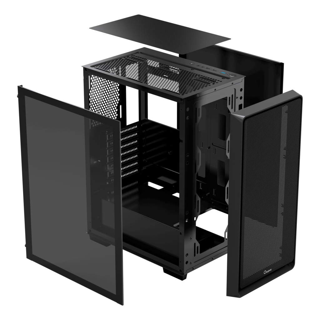 Корпус для ПК OCYPUS GAMMA C60 BK (GAMMA-C60-BKG000XX-GL) - зображення 8