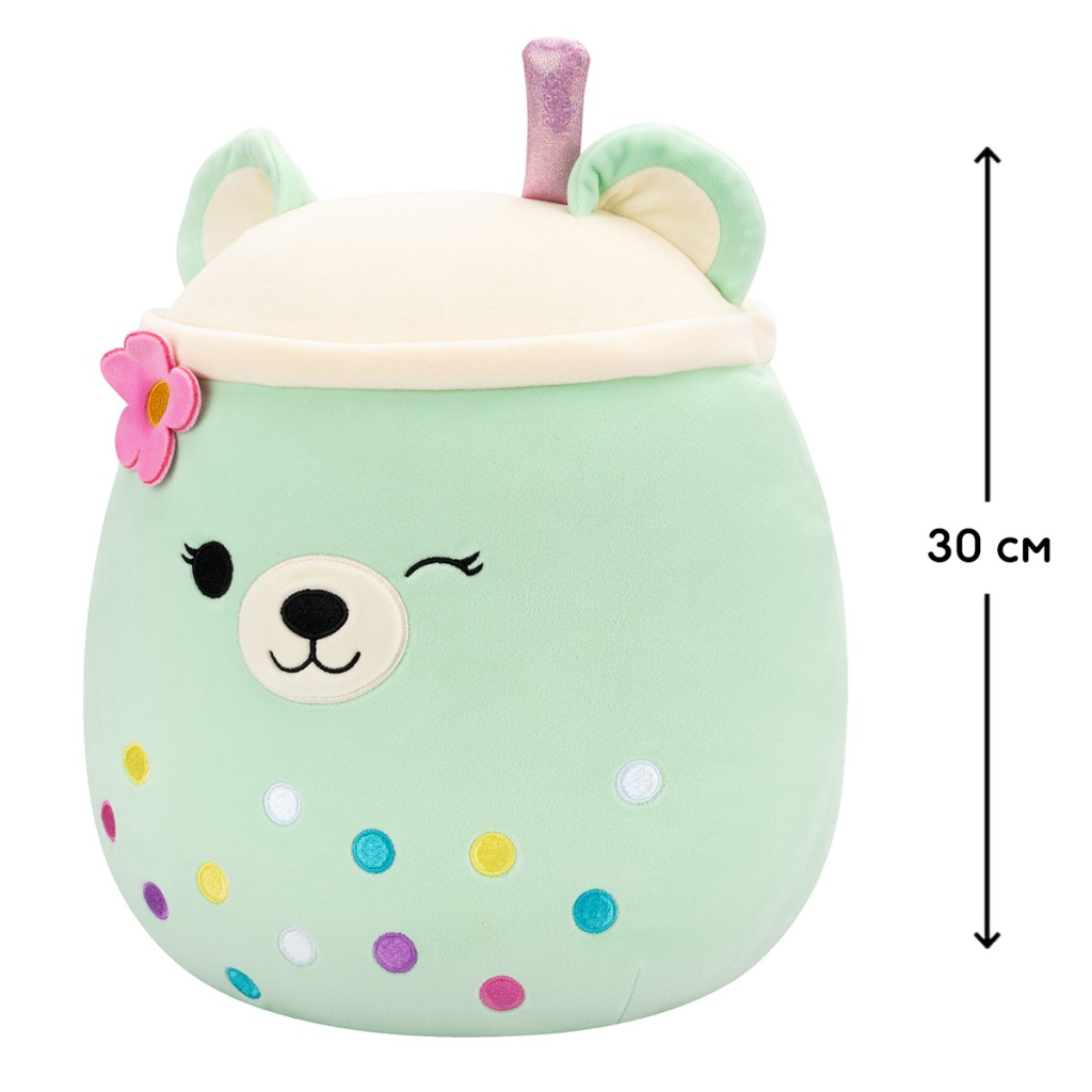 М'яка іграшка Squishmallows М'ятний ведмідь 30 см (SQER01266) - зображення 2