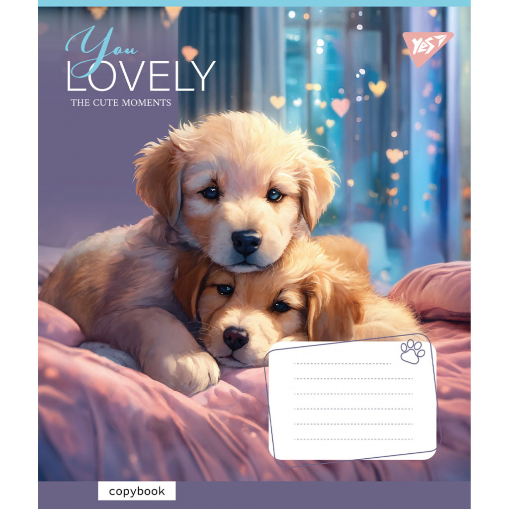 Зошит Yes You Lovely 12 аркушів лінія (766954) - зображення 4