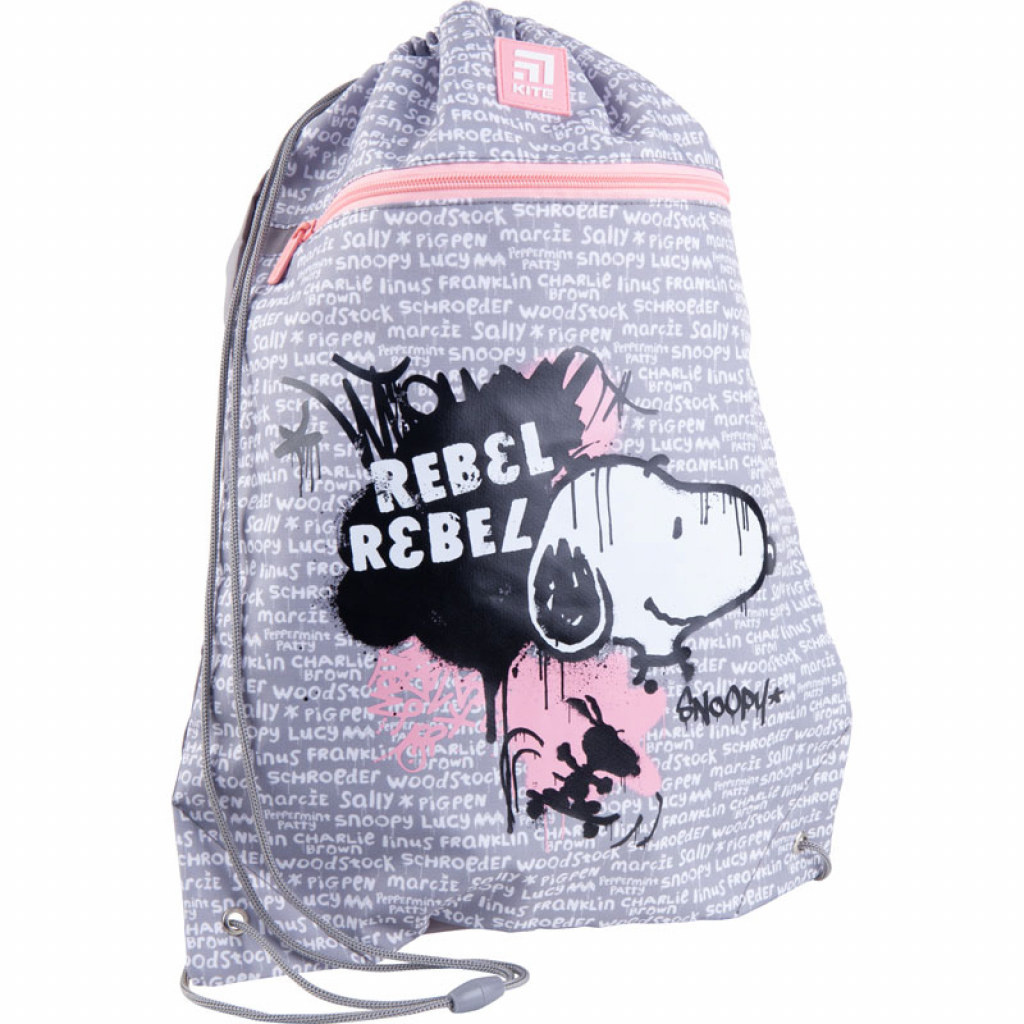 Сумка для взуття Kite Education Snoopy з кишенею (SN21-601L) - зображення 3
