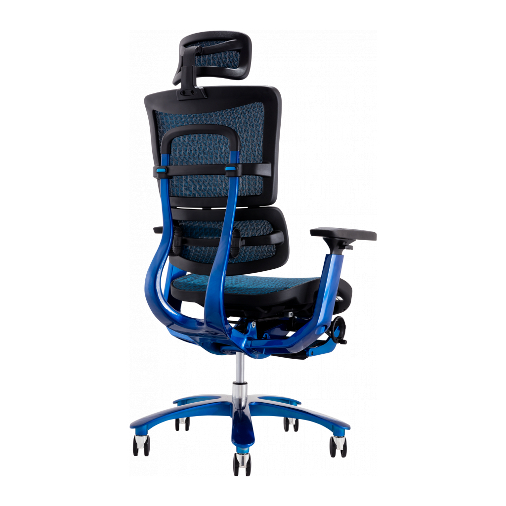 Офісне крісло GT Racer X-815L Black/Blue (W-85) - зображення 2