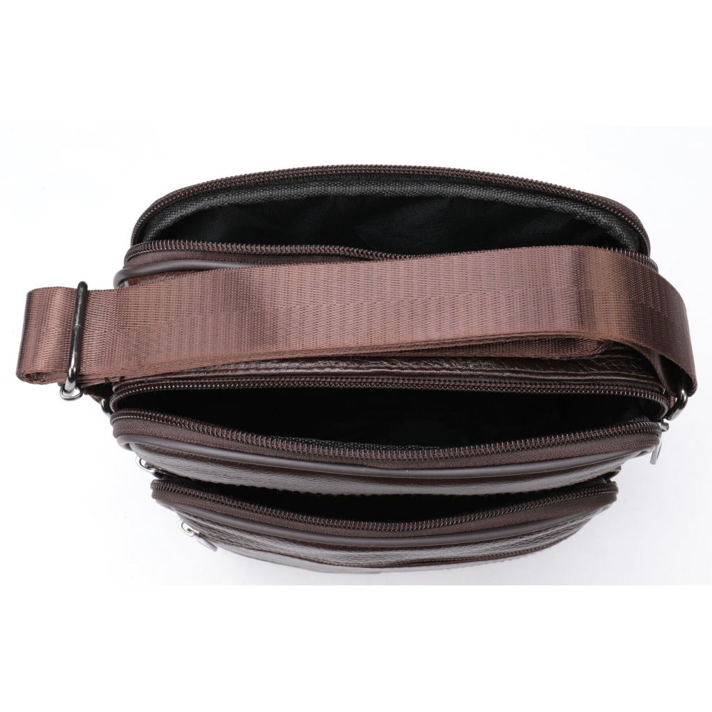 Сумка Vintage З двома кишенями Коричнева (14706) - зображення 7