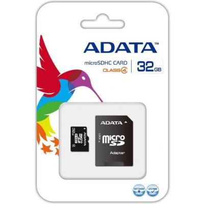 Карта пам'яті ADATA 32GB microSDHC class 4 (AUSDH32GCL4-RA1) - зображення 3