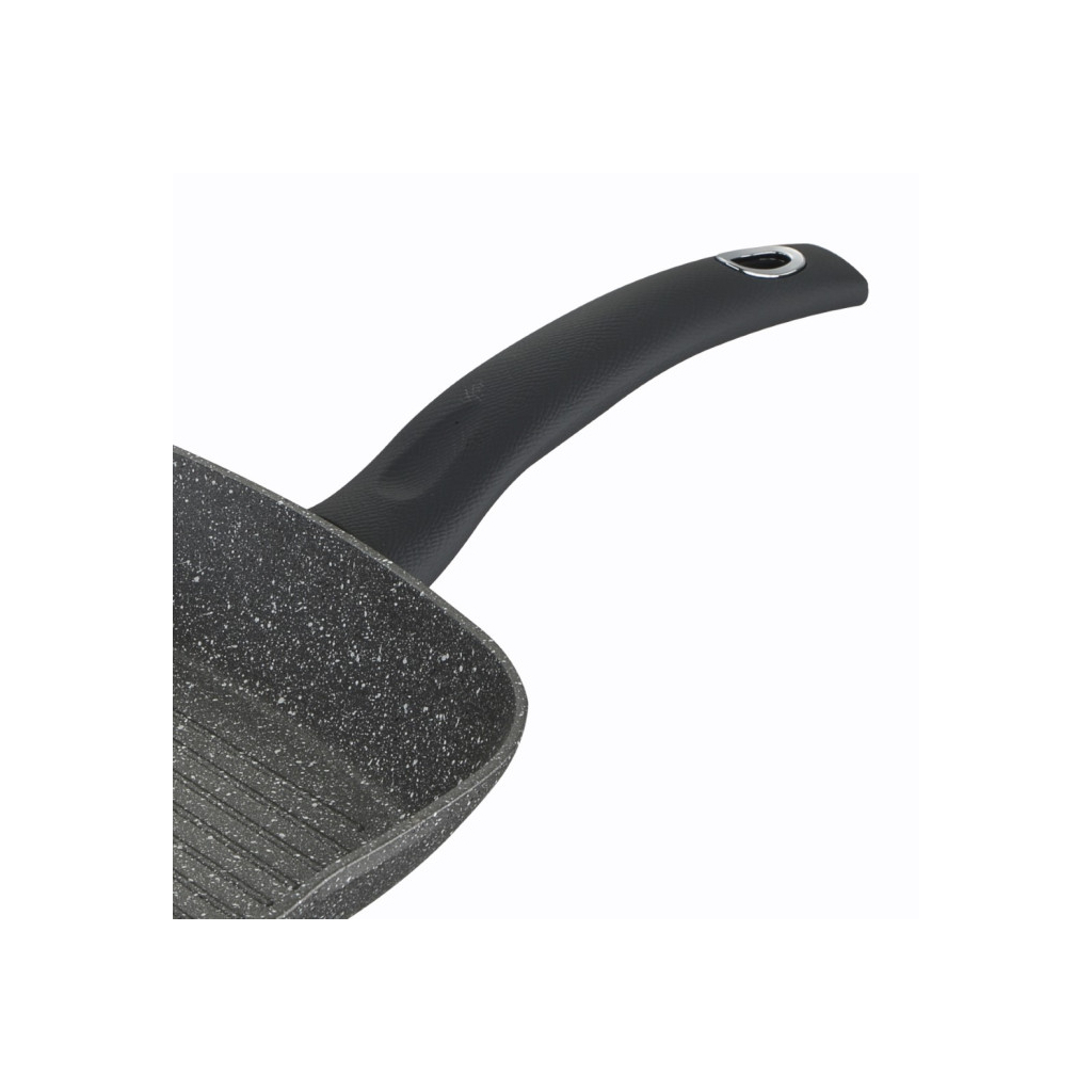 Сковорода Bergner Orion, гриль 28x28 см (BG-8520-MBG) - зображення 5