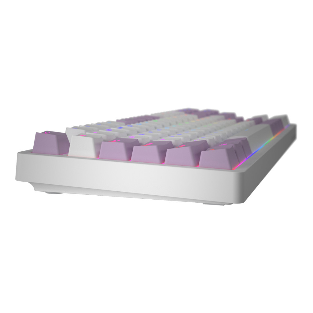 Клавіатура Hator Rockfall 2 Mecha Signature Edition USB White/White/Lilac (HTK-521-WWL) - зображення 4