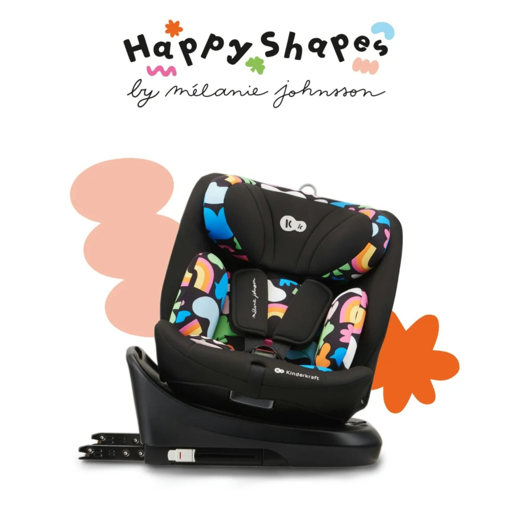 Автокрісло Kinderkraft i-Grow i-Size Happy Shapes (KCIGRO00HAP0000) (5902533925469) - зображення 6
