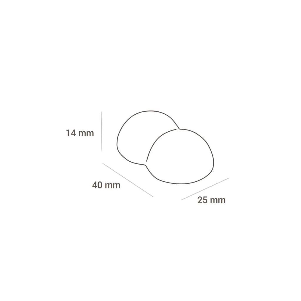 Форма для шоколаду Silikomart Bolla-p 40х25 h14 мм 24 шт (CH010) - изображение 3