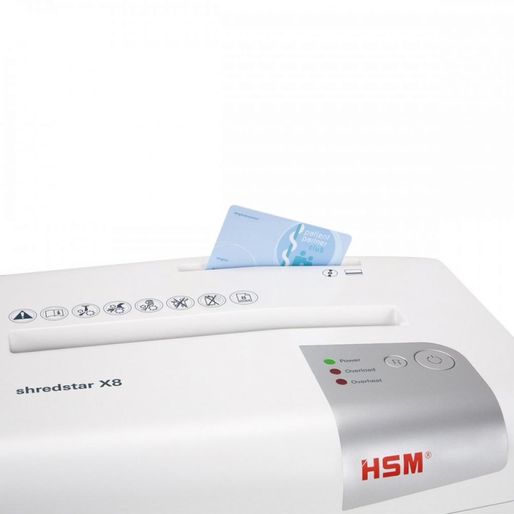 Знищувач документів HSM shredstar X8 (4,5x30) (6010958) - зображення 6