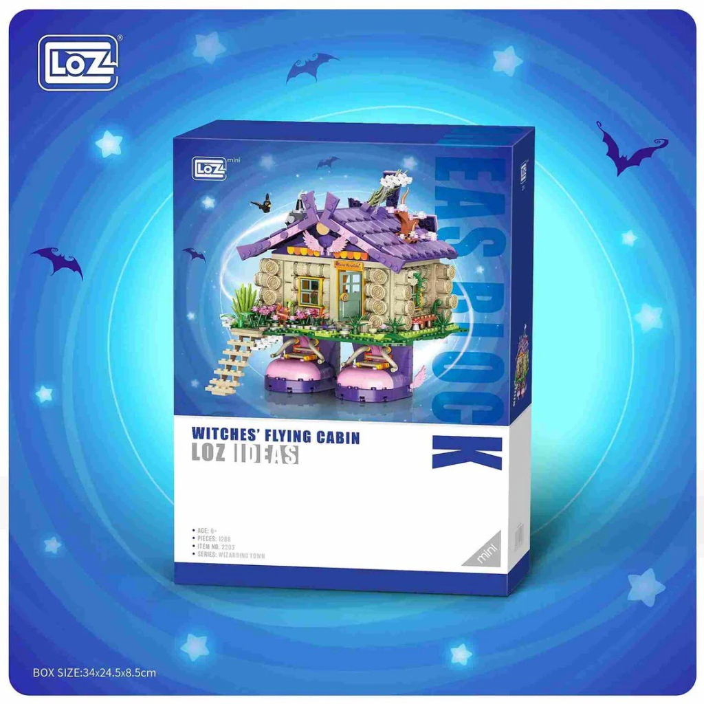 Конструктор LOZ mini Літаючий будиночок відьми без фігурок (2203) - зображення 2