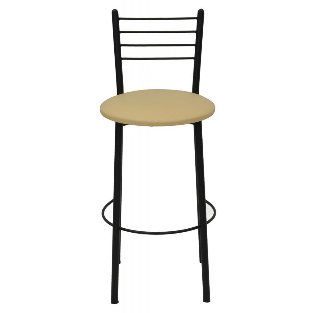 Барний стілець Примтекс плюс барный 1022 Hoker black S-64 Beige (1022 HOKER black S-64) - зображення 1