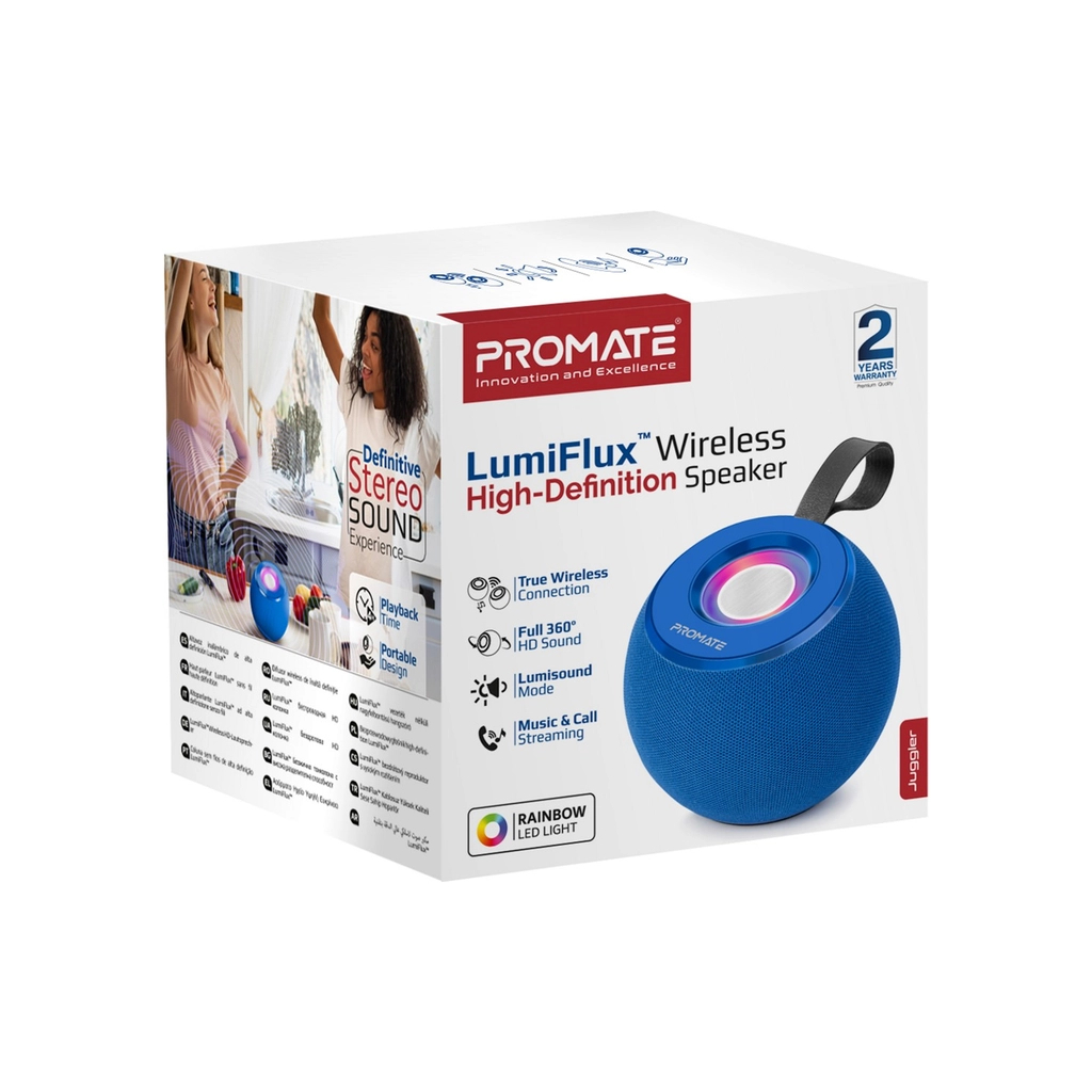 Акустична система Promate Juggler Blue (juggler.blue) - зображення 2