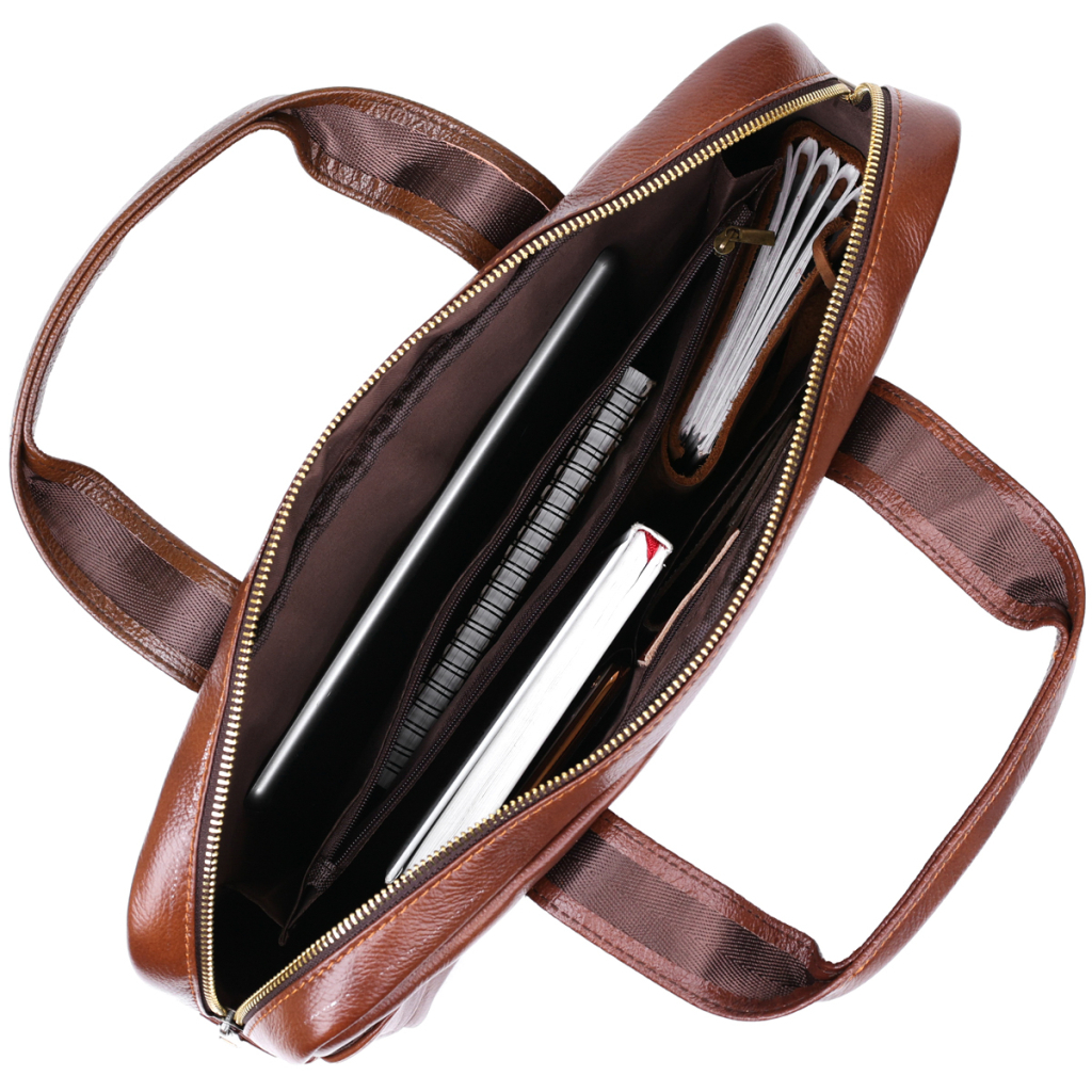 Сумка Vintage Шкіряна чоловіча Коричнева (20470) - зображення 6