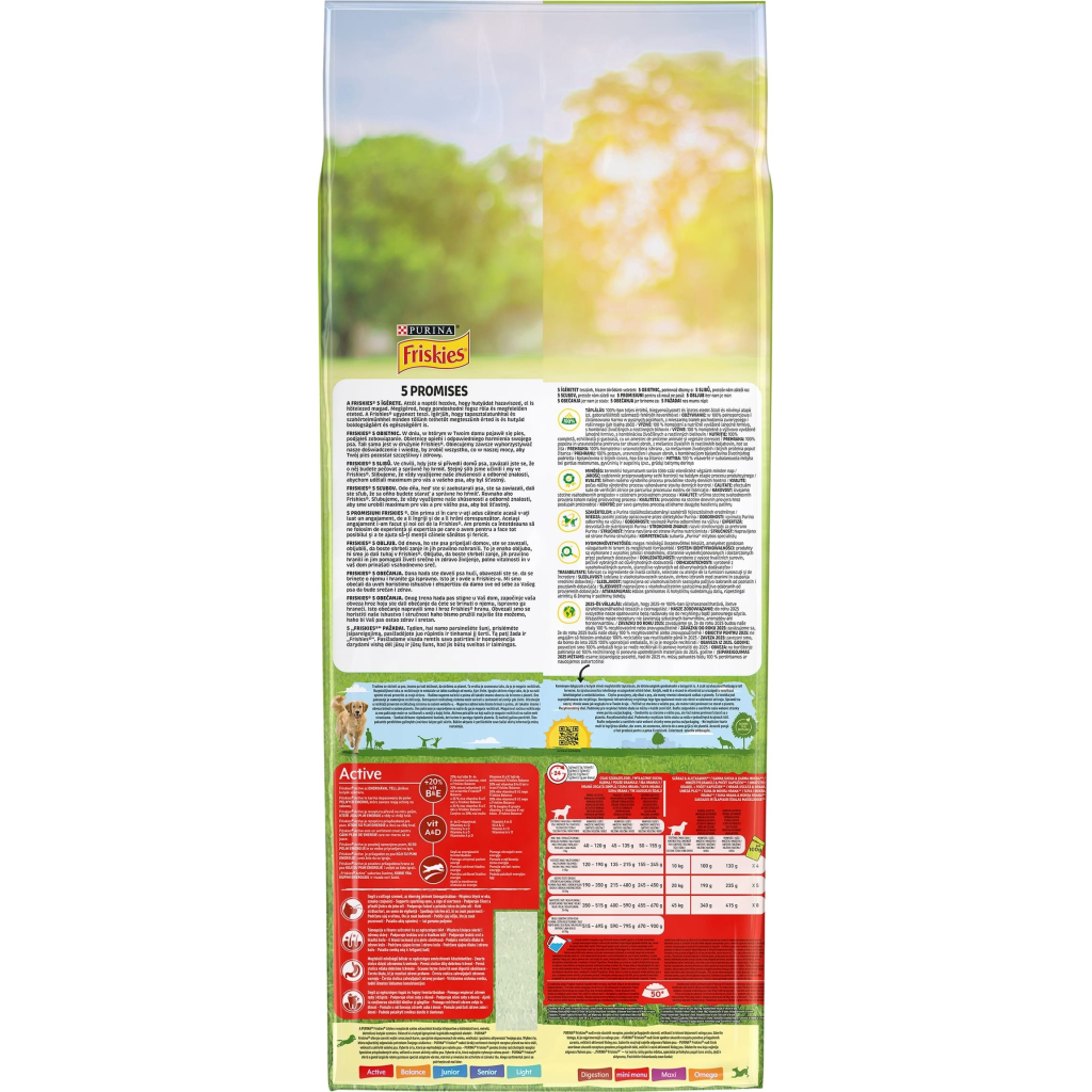 Сухий корм для собак Purina Friskies Active з яловичиною 15 кг (7613031394876) - зображення 3