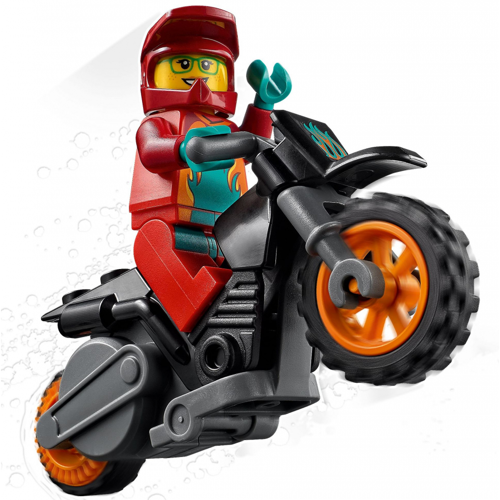 Конструктор LEGO City Stuntz Вогняний трюковий мотоцикл 11 деталей (60311) - зображення 6