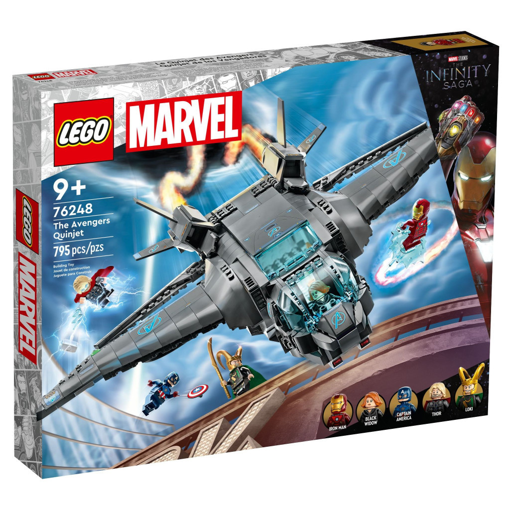Конструктор LEGO Super Heroes Квінджет Месників 795 деталей (76248) - зображення 1