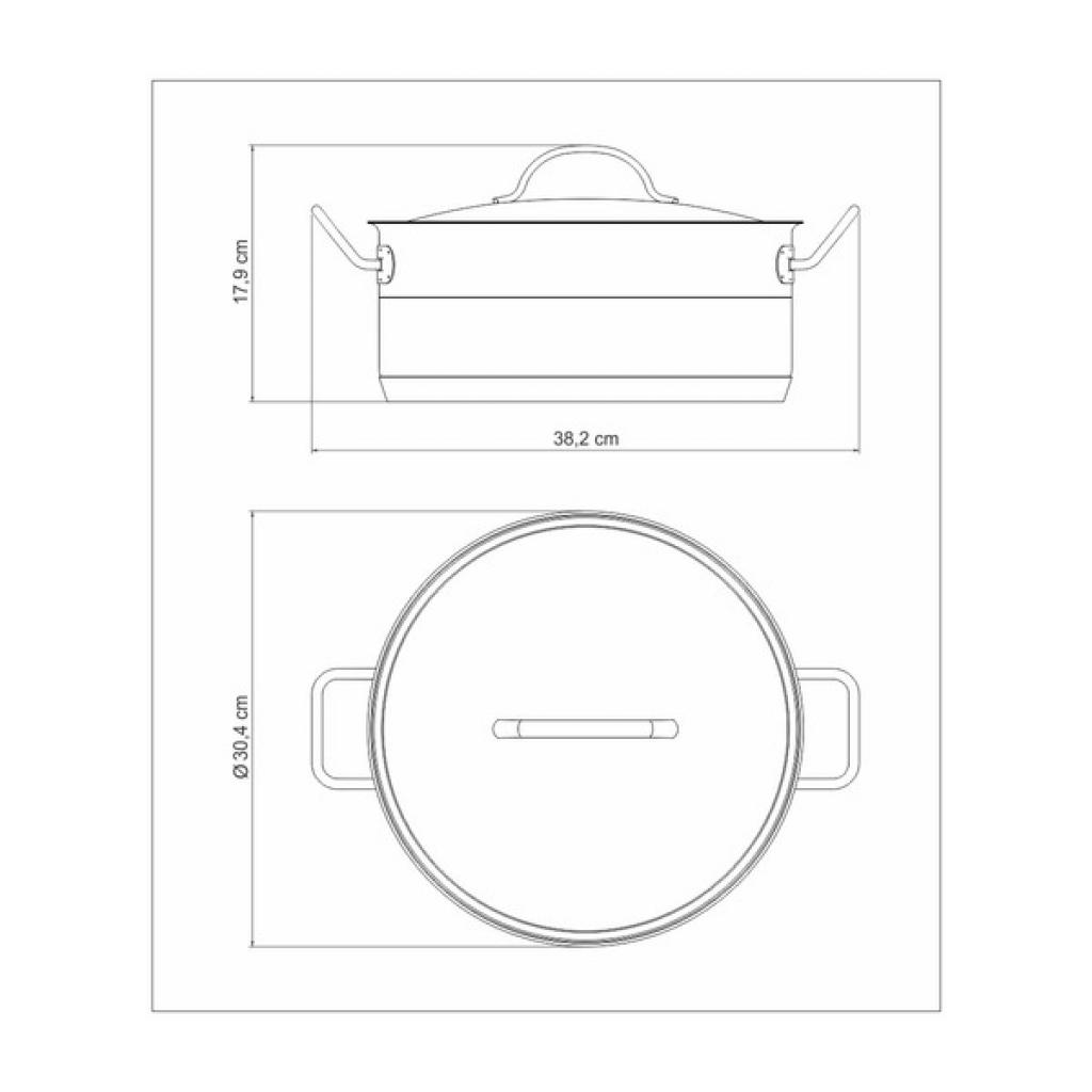 Каструля Tramontina Professional 7.1 л 28 см (62623/280) - зображення 6