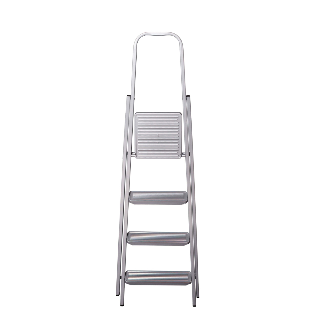 Драбина Eurogold зварна 4-х сходинкова GREY, 156х49х9см, Арт.214 (ЕГ-214 GREY) - зображення 3