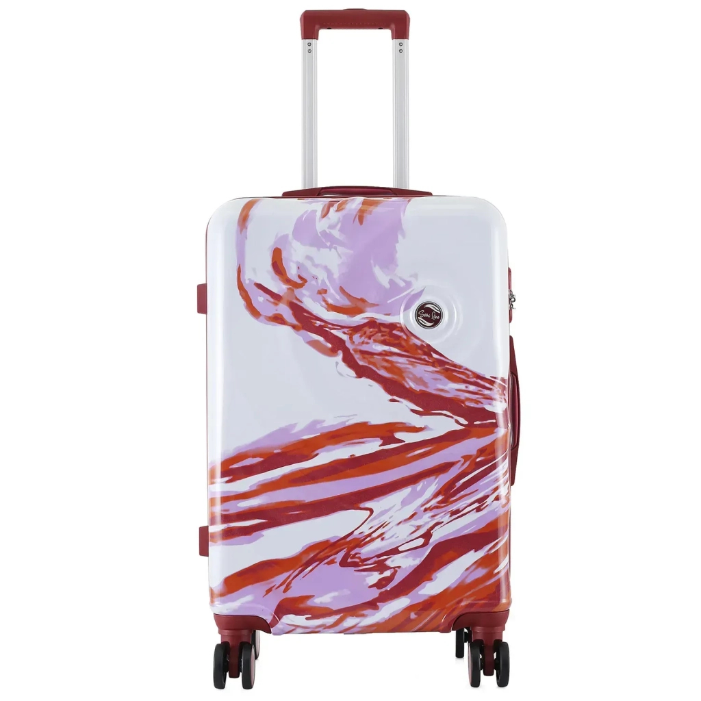 Валіза Semi Line 24" M T5654-2 White/Red Print (DAS302889) - зображення 1