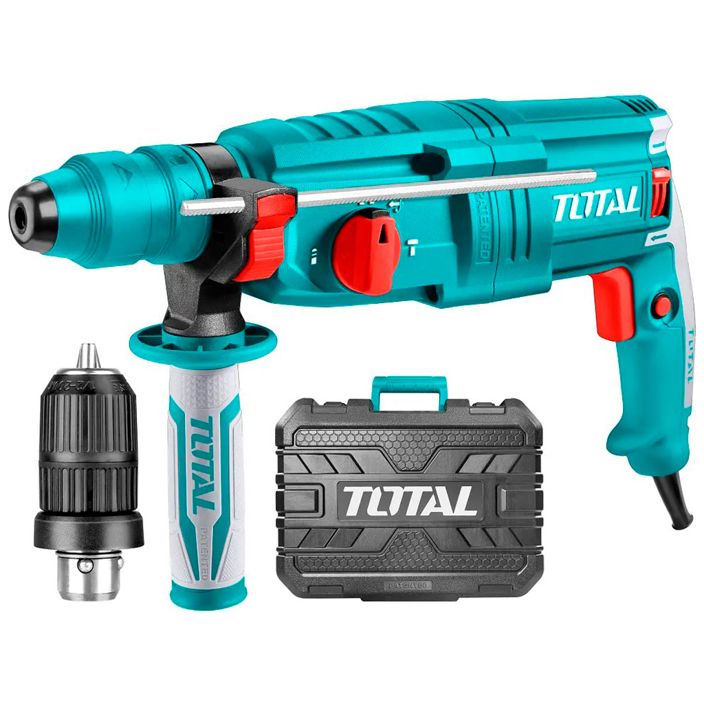 Перфоратор Total TH308268-2 SDS-Plus, 800Вт, 0-4000об/мхв + патрон (TH308268-2) - изображение 1