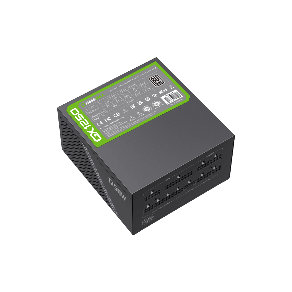 Блок живлення Gamemax 1250W (GX-1250 PRO BK (ATX3.0 PCIe5.0) - зображення 9