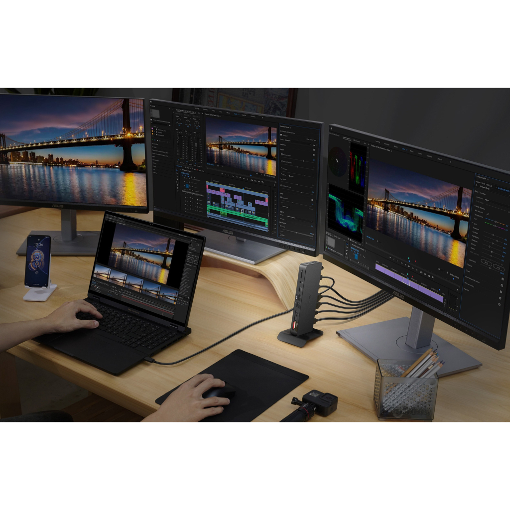 Порт-реплікатор ASUS Triple 4K Thunderbolt 4 Dock DC500 (90XB08DN-BDS010) - изображение 9