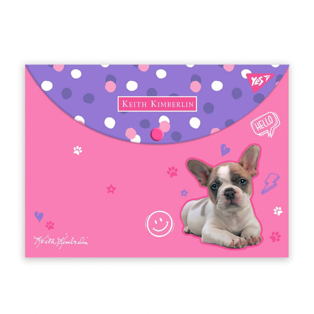 Папка - конверт Yes на кнопці А4 Keith Kimberlin (492009) - зображення 1