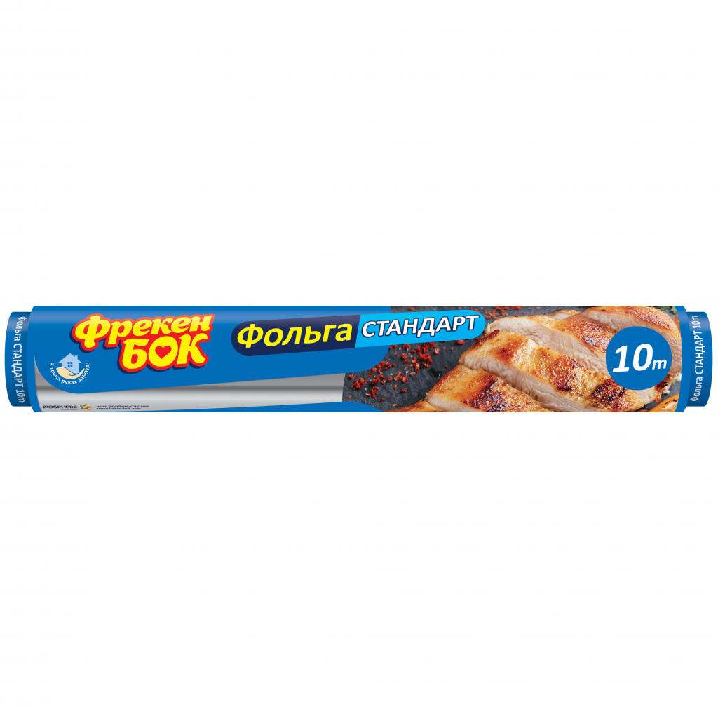 Фольга алюмінієва Фрекен БОК Стандарт 10 м (4823071621570) - зображення 1