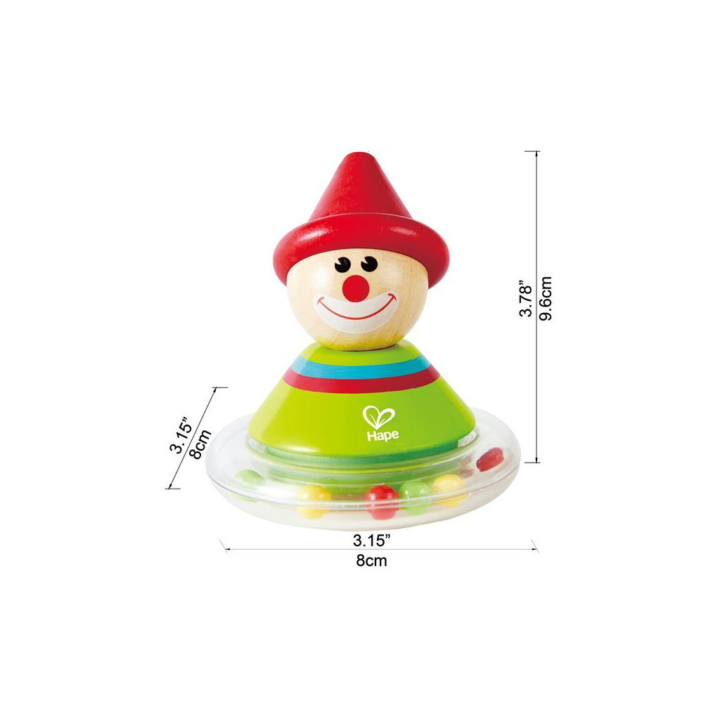 Брязкальце Hape неваляшка клоун Ральф (E0015) - изображение 4