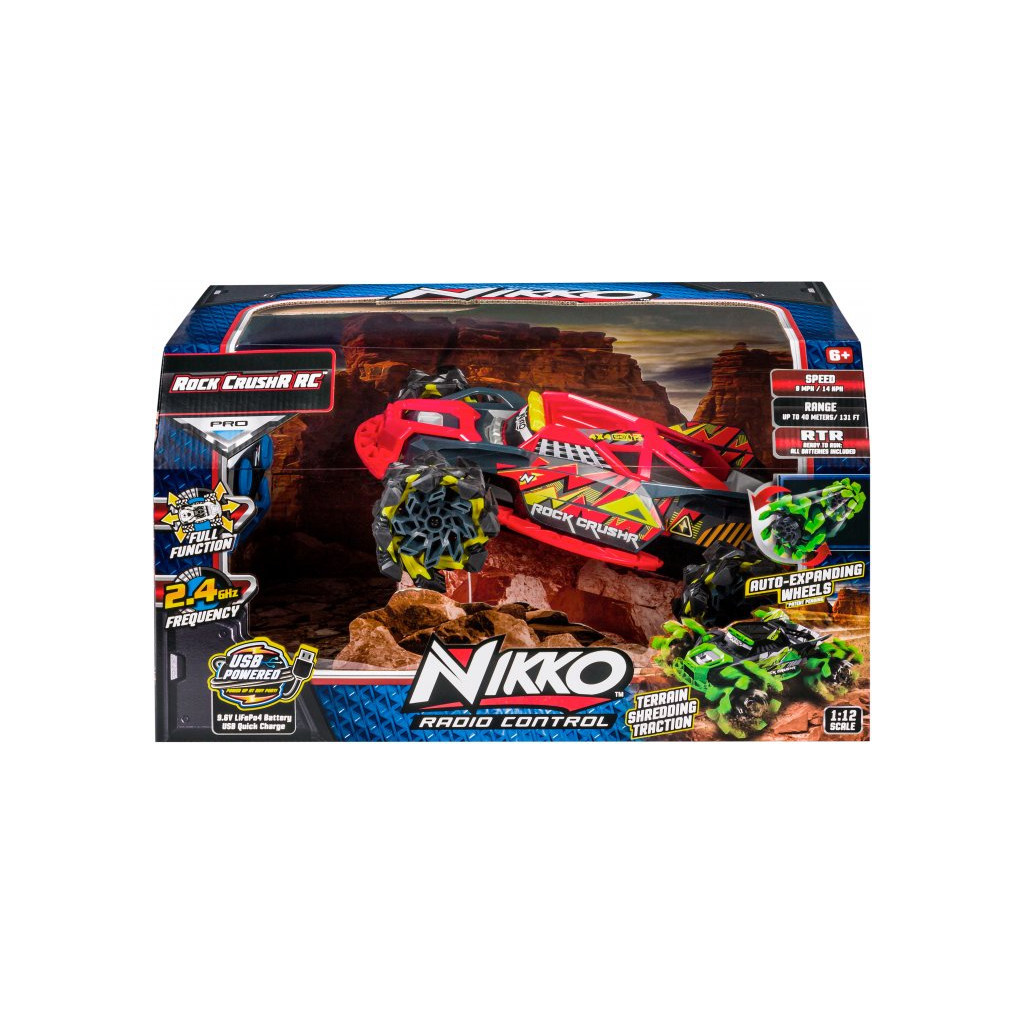 Радіокерована іграшка Nikko Rock CrushR Red Lightning (10212) - зображення 10
