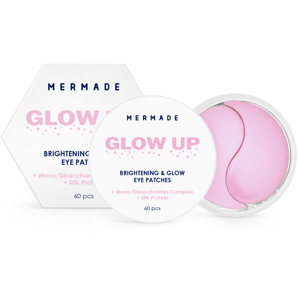 Патчі під очі Mermade Silk Protein & Mono-and Disaccharides Complex Освітлювальні гідрогелеві 60 шт. (4823122901279) - изображение 1