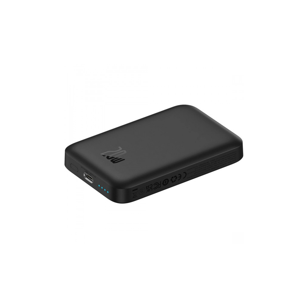 Батарея універсальна Baseus Magnetic Wireless Mini Air 6000mAh 20W PD, QC, Qi-15W, Black (P10059002113-00) - picture 7